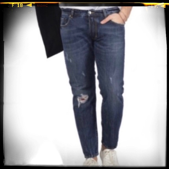 ☑️Italian Designer Jeans Takutea AKUR Distressed - Picture 3 of 14